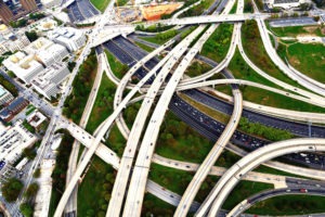 a busy atlanta highway
