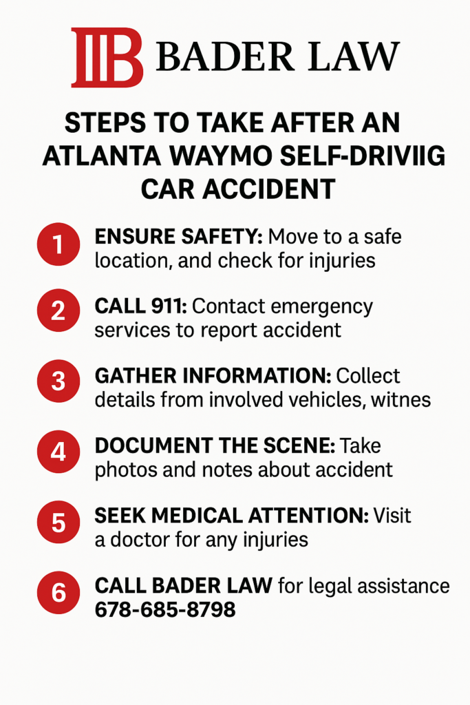 Atlanta Waymo Self Driving Car Lawyer